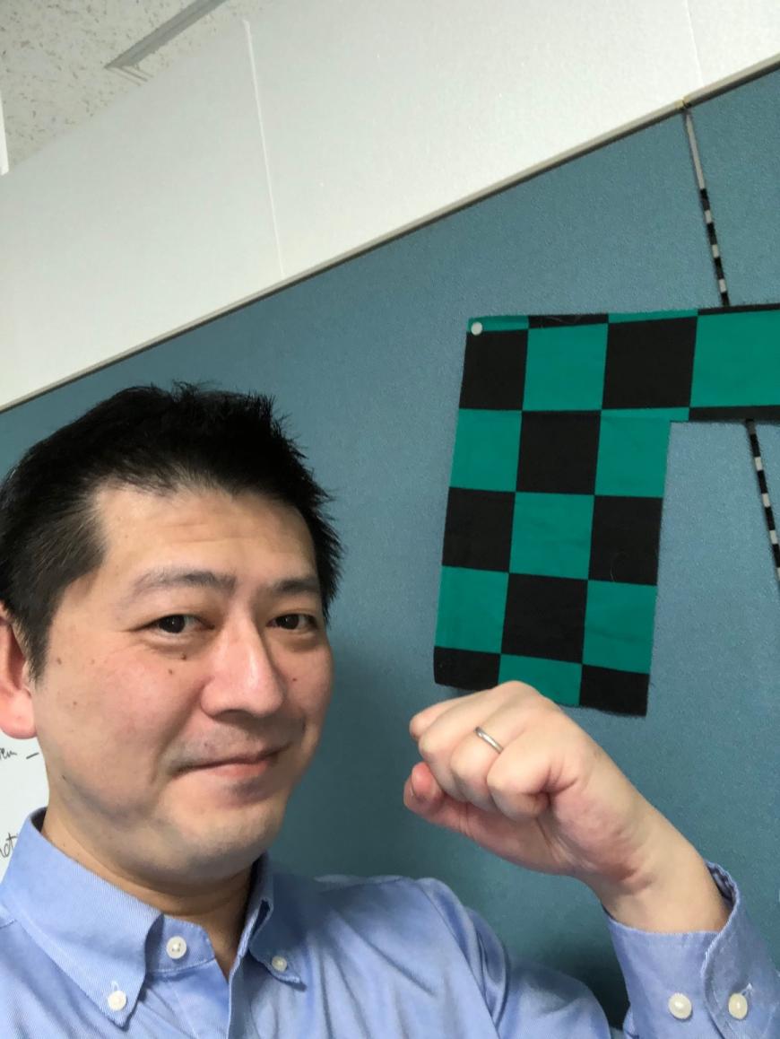 弊社代表です
